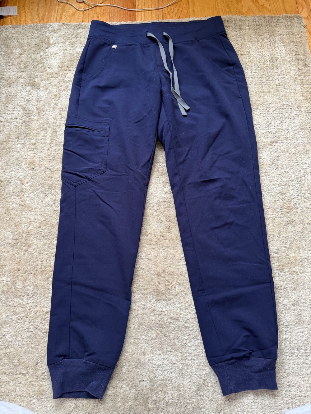 FIGS jogger scrubs in Navy